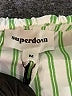 Superdown 100% Polyester Stripes Green Shorts Size M - photo 3