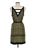Assorted Brands Print Green Cocktail Dress Size M - photo 2