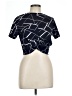 Shein Black Short Sleeve Blouse Size L - photo 1