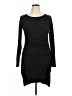 Leith Solid Black Casual Dress Size XL - photo 1