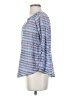 Roberta Roller Rabbit 100% Cotton Blue 3/4 Sleeve Blouse Size S - photo 5