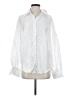 Glam White Long Sleeve Blouse Size S - photo 1