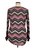 Bisou Bisou Chevron-herringbone Pink Casual Dress Size XL - photo 2