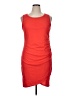 Leith Solid Red Cocktail Dress Size 1X - photo 1