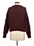 Unbranded Solid Burgundy Pullover Sweater Size M (estimated) - photo 2