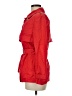 Chico's 100% Cotton Red Trenchcoat Size Med (1) - photo 5