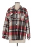 Unbranded 100% Polyester Plaid Brown Long Sleeve Blouse Size M - photo 1