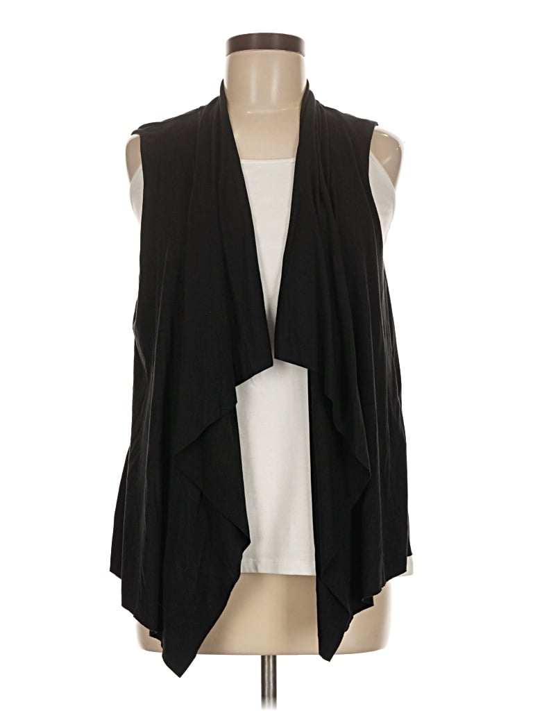 Pre-owned Kim Rogers Cardigan Sweater In Black
