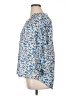 Carolina Belle 100% Polyester Floral Blue 3/4 Sleeve Blouse Size XL - photo 5