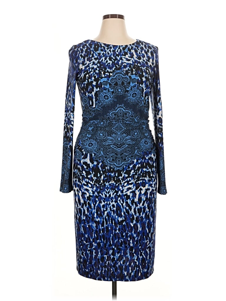 Pre-owned David Meister Cocktail Dress In Blue