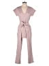 Express Solid Pink Jumpsuit Size S - photo 1