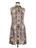 MSK Animal Print Brown Silver Cocktail Dress Size M (petite) - photo 1
