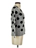 Pol Polka Dots Gray Cardigan Size S - photo 4