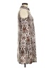 MSK Animal Print Brown Silver Cocktail Dress Size M (petite) - photo 4