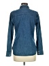 Remade Blue Long Sleeve Button-Down Shirt Size M - photo 2