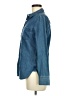 Remade Blue Long Sleeve Button-Down Shirt Size M - photo 5