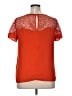 Zara Basic Orange Short Sleeve Blouse Size XL - photo 2