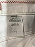 Levi's Solid White Khaki Shorts Size 10 - photo 3