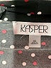 Kasper Polka Dots Black Sleeveless Button-Down Shirt Size XS - photo 7