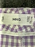 MNG Checkered-gingham Purple Casual Pants Size 14 - photo 4
