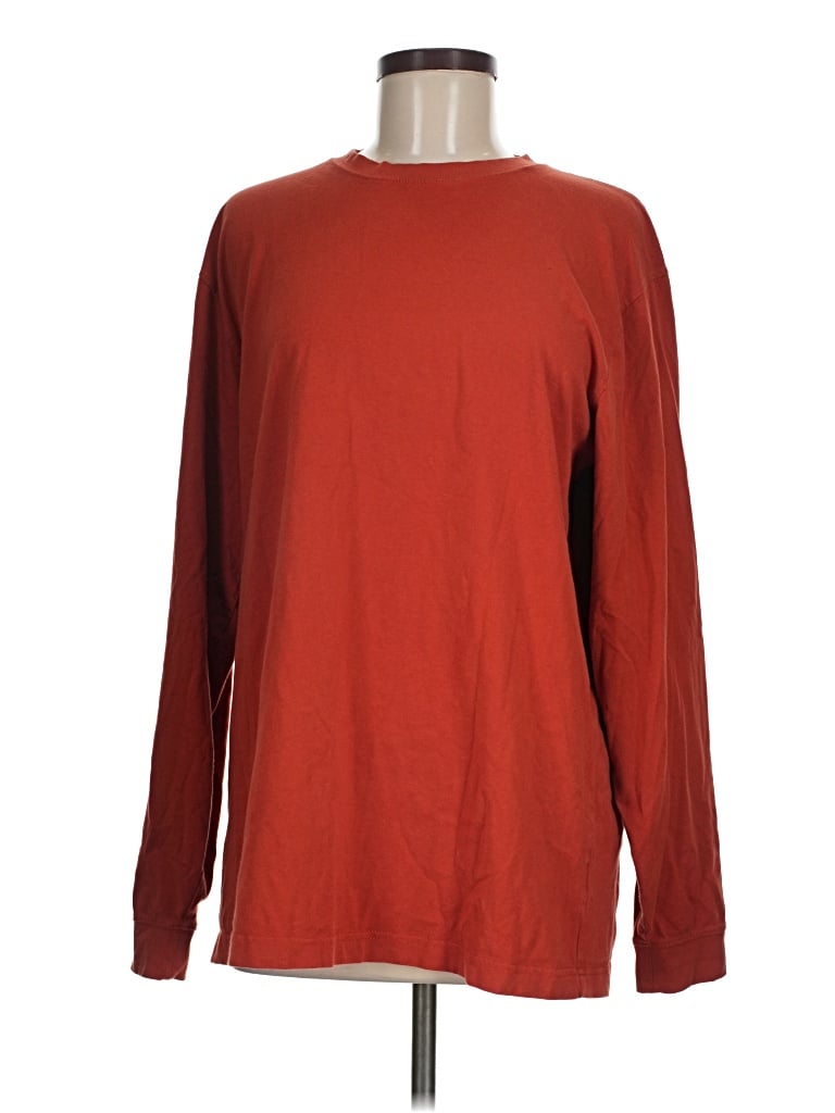 Pre-owned L.l.bean Long Sleeve T-shirt In Red