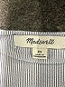 Madewell Gray 3/4 Sleeve Button-Down Shirt Size XS - photo 7