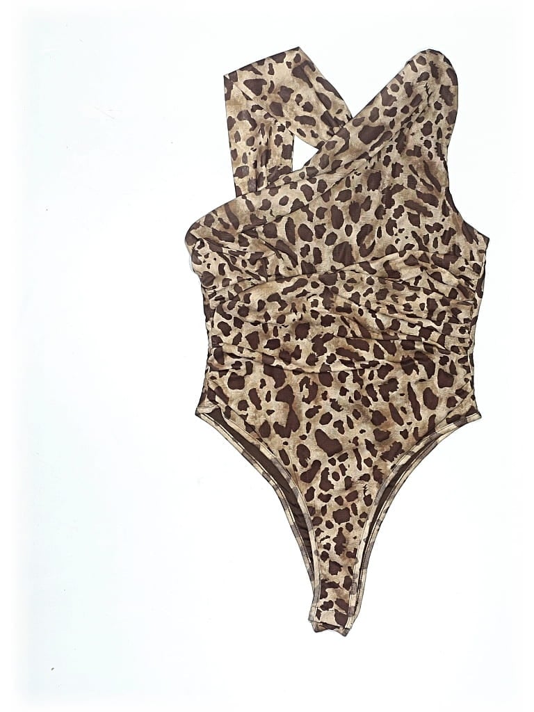 Pre-owned Unbranded Bodysuit In Brown
