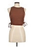 Zara Brown Sleeveless Top Size M - photo 1