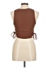 Zara Brown Sleeveless Top Size M - photo 2