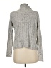 Madewell Metallic Gray Turtleneck Sweater Size M - photo 2