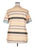 Unbranded Stripes Tan Short Sleeve T-Shirt Size XXL - photo 2