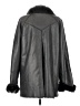 Coldwater Creek 100% Polyester Gray Coat Size S - photo 2
