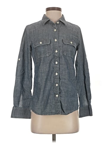 J.Crew Factory Store Long Sleeve Button-Down Shirt (view 1)