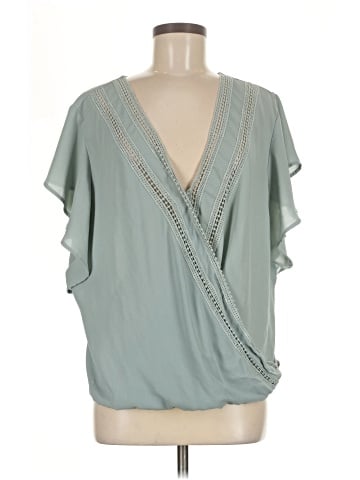 Jessica Simpson Short Sleeve Blouse (view 1)