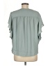 Jessica Simpson 100% Polyester Teal Short Sleeve Blouse Size M - photo 2