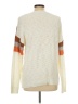 Unbranded 100% Acrylic Chevron-herringbone Ivory Pullover Sweater Size L - photo 2