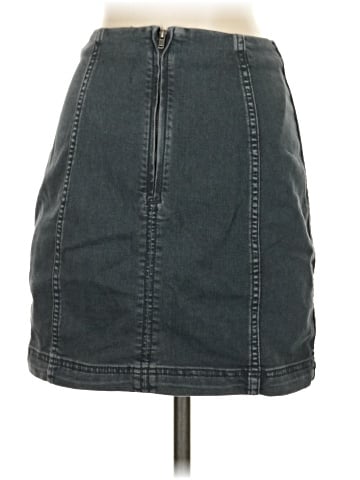 Free People Denim Skirt (view 2)