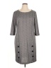 Connected Apparel Tweed Gray Casual Dress Size 16 - photo 1