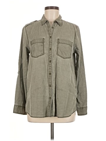 Express Long Sleeve Button-Down Shirt (view 1)