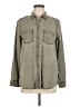 Express Green Long Sleeve Button-Down Shirt Size M - photo 1