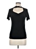 Eye Candy Black Short Sleeve Turtleneck Size M - photo 1