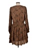 On 34th Animal Print Brown Casual Dress Size L - photo 2