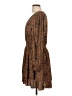 On 34th Animal Print Brown Casual Dress Size L - photo 5