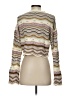 Originality Chevron-herringbone Ivory Pullover Sweater Size XS - photo 2
