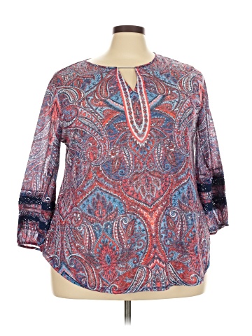 Ruby Rd. 3/4 Sleeve Blouse (view 1)