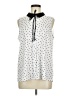 Elle White Sleeveless T-Shirt Size M - photo 1