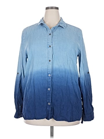 Chelsea & Theodore Long Sleeve Button-Down Shirt (view 1)