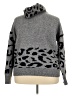 White Birch Animal Print Gray Pullover Sweater Size 2X - photo 2