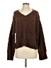 All:Row 100% Polyester Brown Pullover Sweater Size S - photo 1