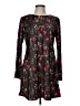 Gap 100% Polyester Floral Black Casual Dress Size M - photo 1
